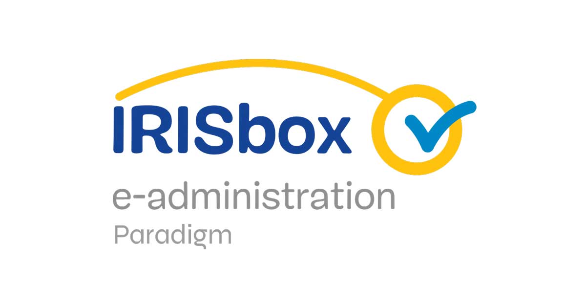Logo IRISbox, le guichet électronique de la Région de Bruxelles-Capitale